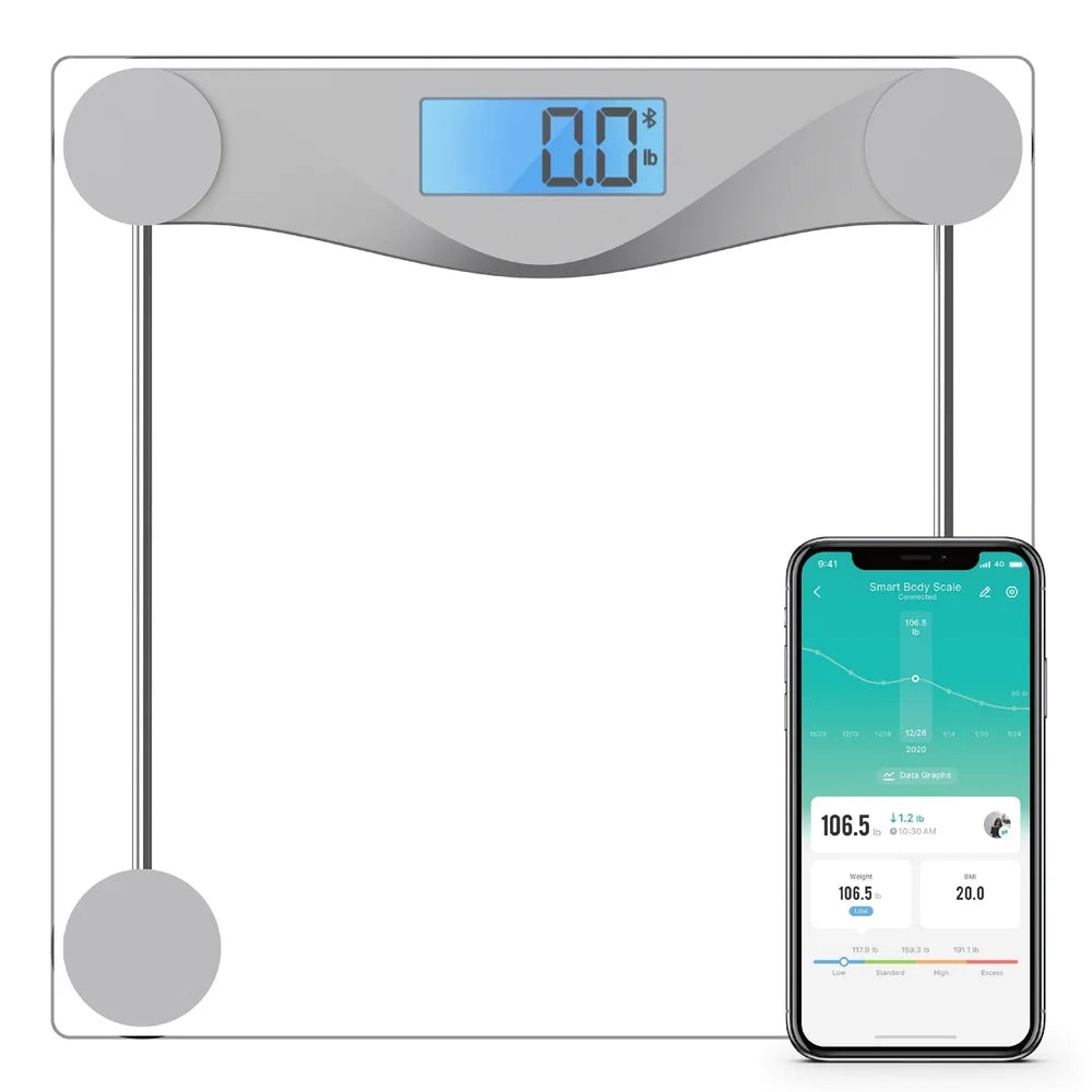 XMSJ Smart Scale With Bluetooth LCD Display And Baby Mode