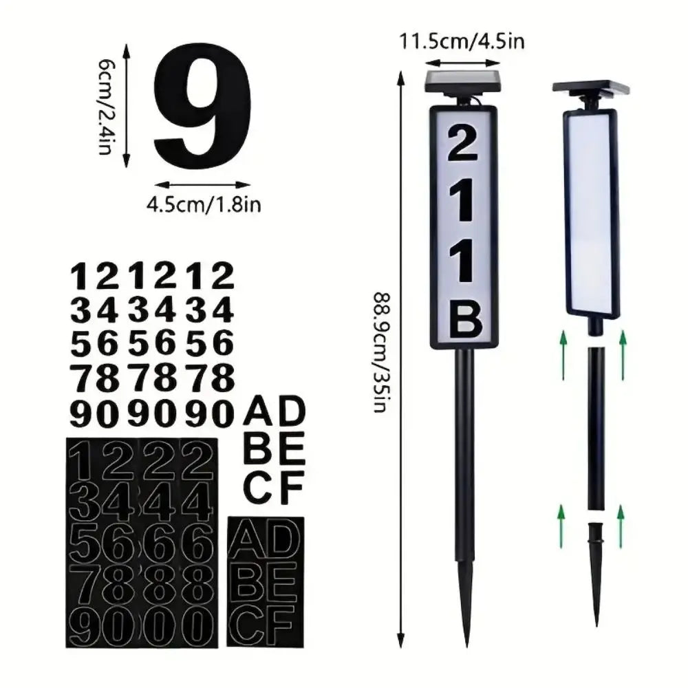 1pc Lighting House Number Light