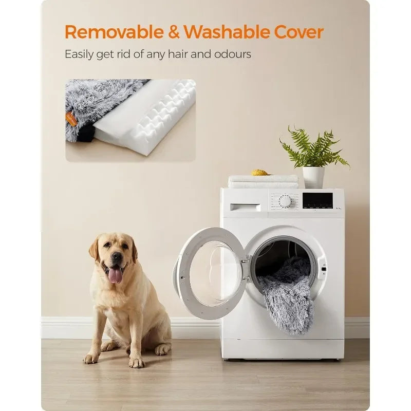 Dog Bed, Orthopaedic Dog Sofa Bed for Medium Dogs, Waterproof Ped Bed with Removable Washable Cover, 36 x 27 x 9 Inches