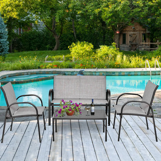4 PCS Patio Furniture