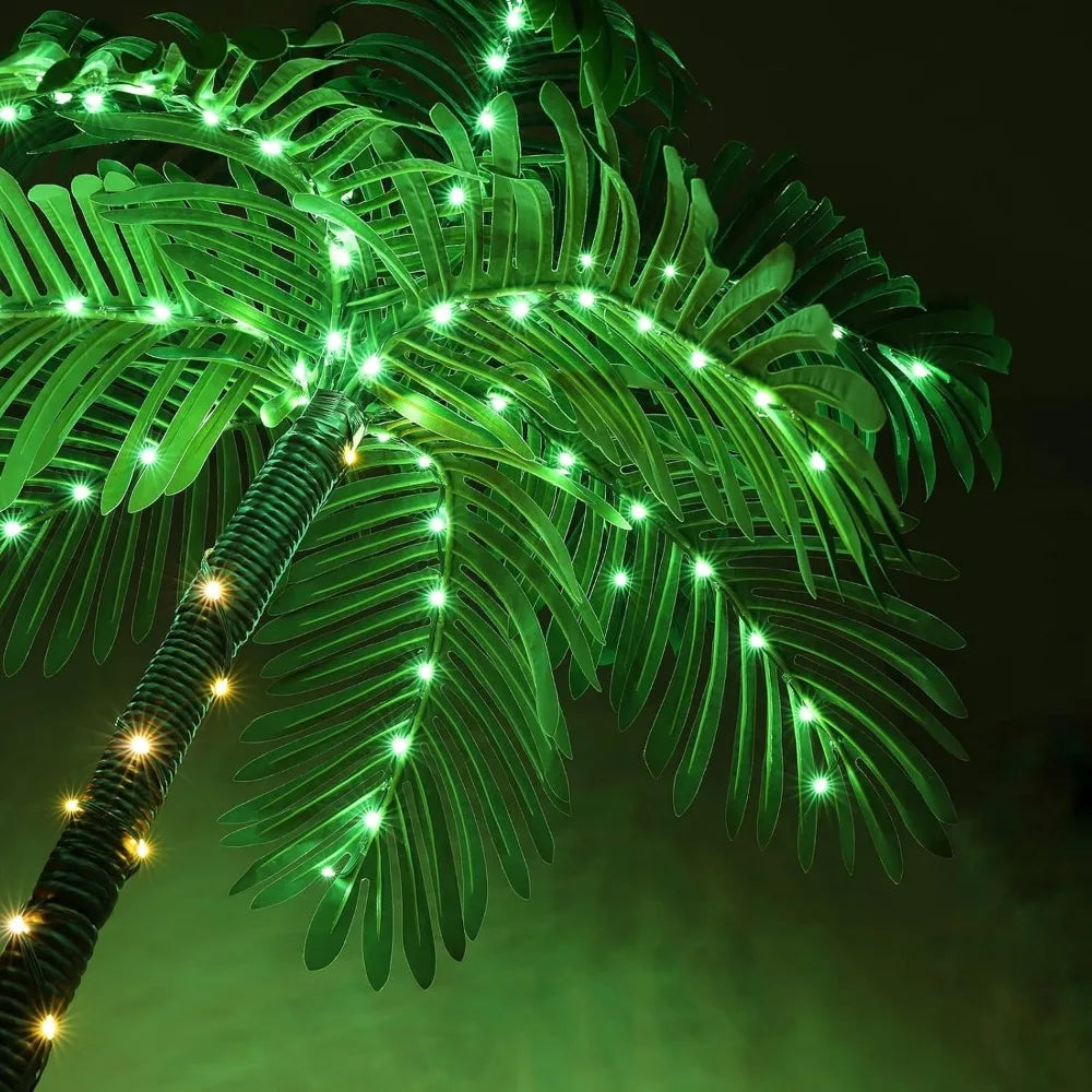 Lighted Palm Tree Artificial Fake Tree Lights
