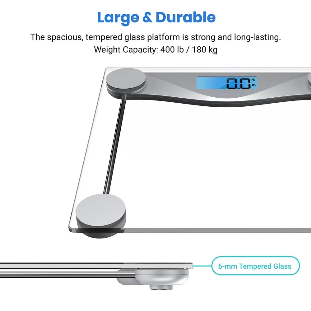 XMSJ Smart Scale With Bluetooth LCD Display And Baby Mode