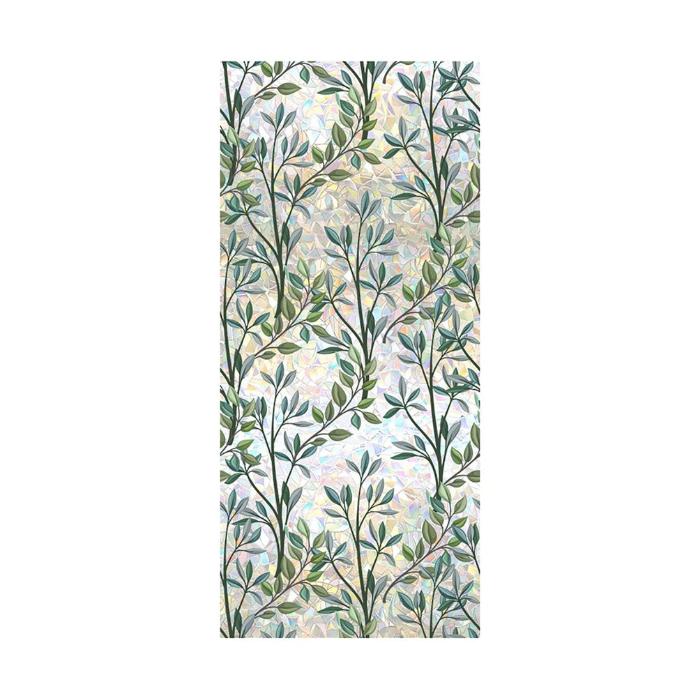 Feature Window Privacy Film Vine Leaves Static Cling Decals