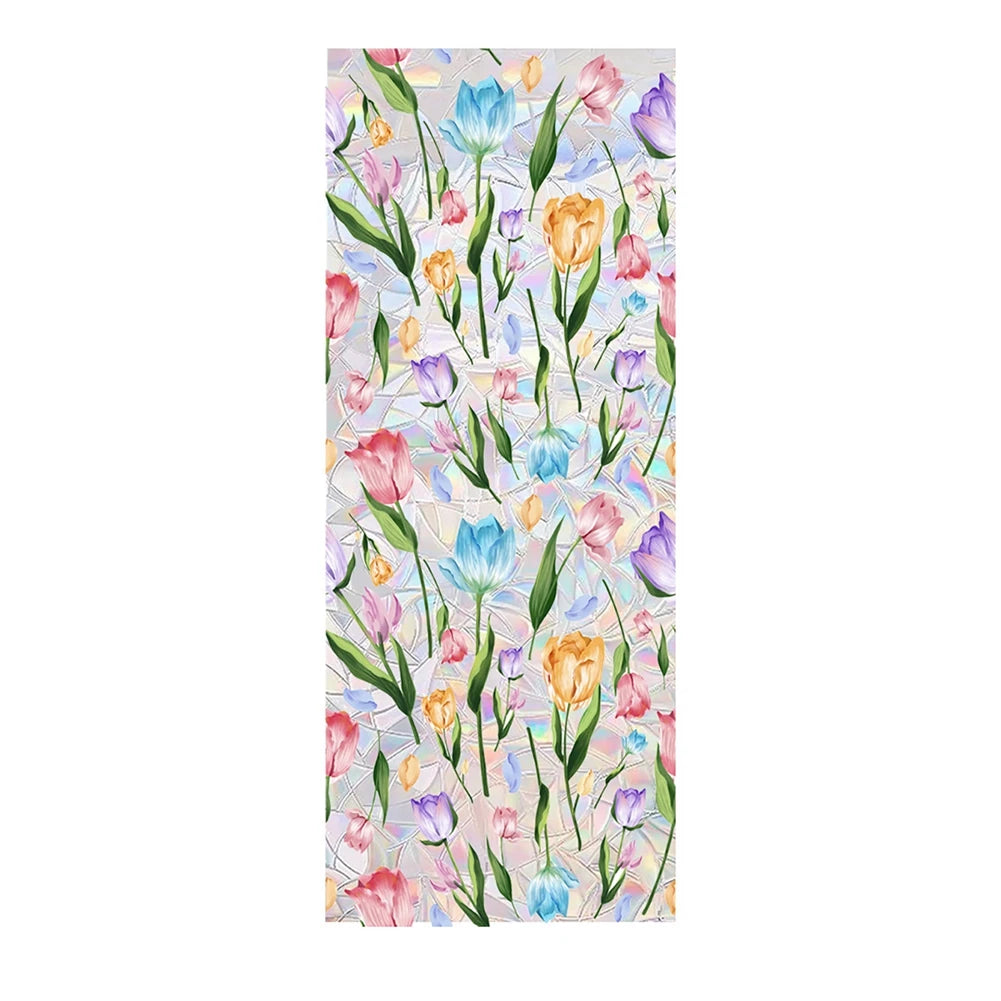Feature Window Privacy Film Vine Leaves Static Cling Decals