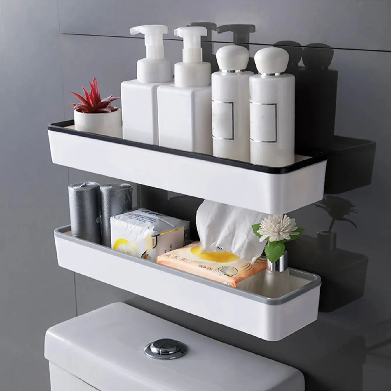 Hign Concerned Toilet Wall Mounted Storage Cabinet Shelf
