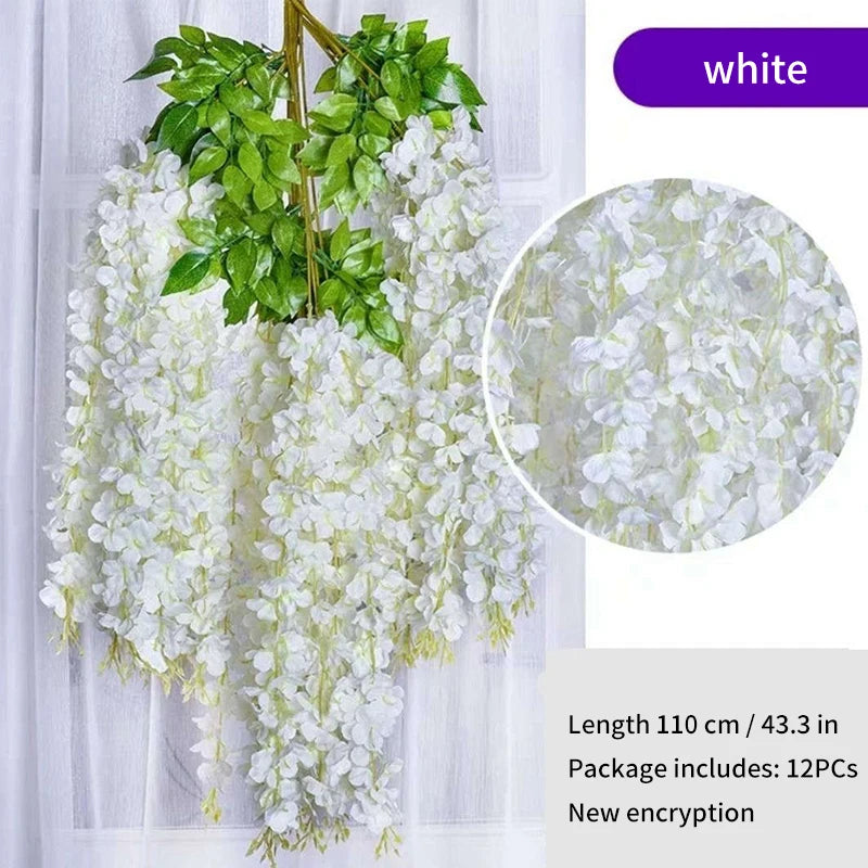 Artificial Wisteria Flower Hanging Garland,