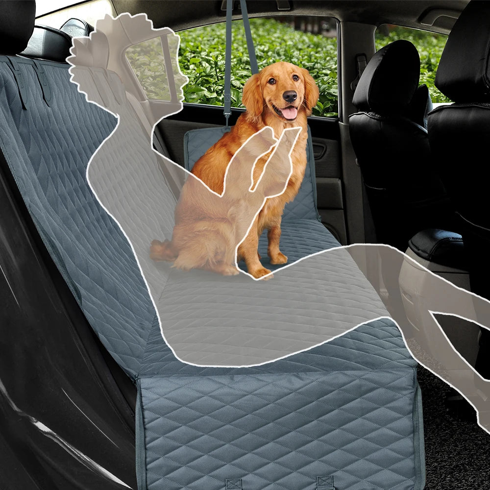 Dog Car Seat Cover Waterproof  Rear Back Seat Protector Mat