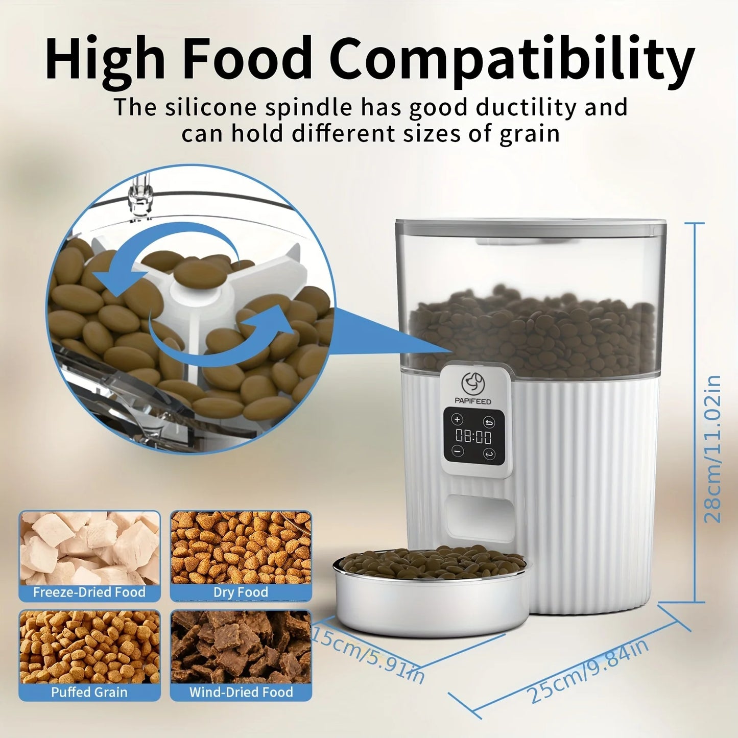 cat automatic feeder machine cat food dog food