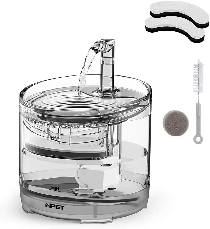 Cat Water Fountain Automatic with Replacement Faucet Kit