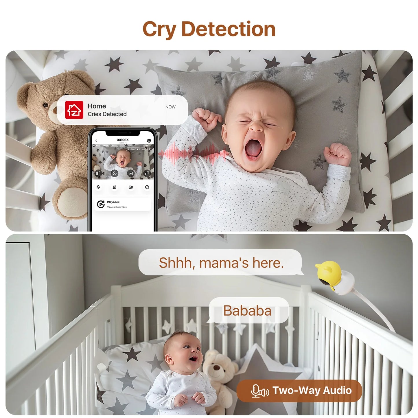 ZOSI Wireless Security Indoor Camera with AI Detection Features