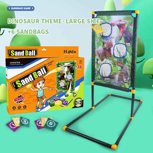 Sandbag throwing target plate - Outdoor team fun sports games