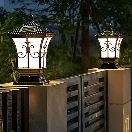 Solar Powered Post Light LED