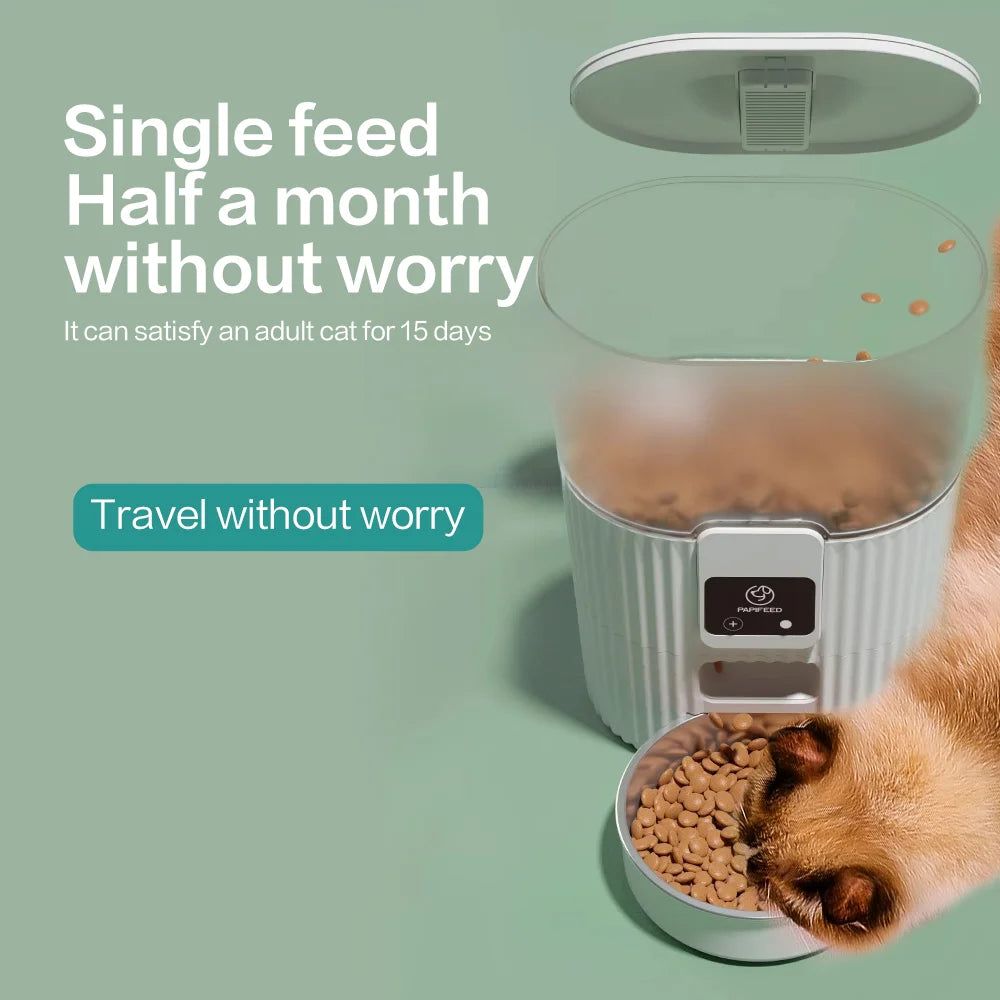 cat automatic feeder machine cat food dog food