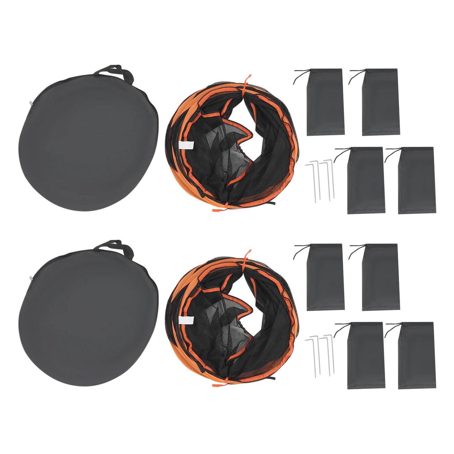 2pcs Foldable Cat Play Tunnel Cat Play House