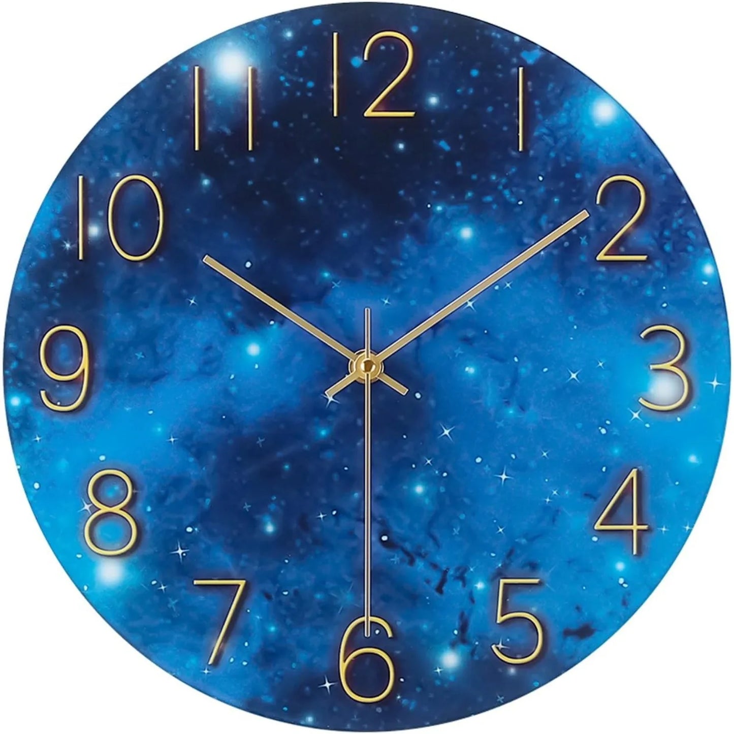 Hign-concerned 12 Inch Silent Non-Ticking Beach Sunrise Wall Clock