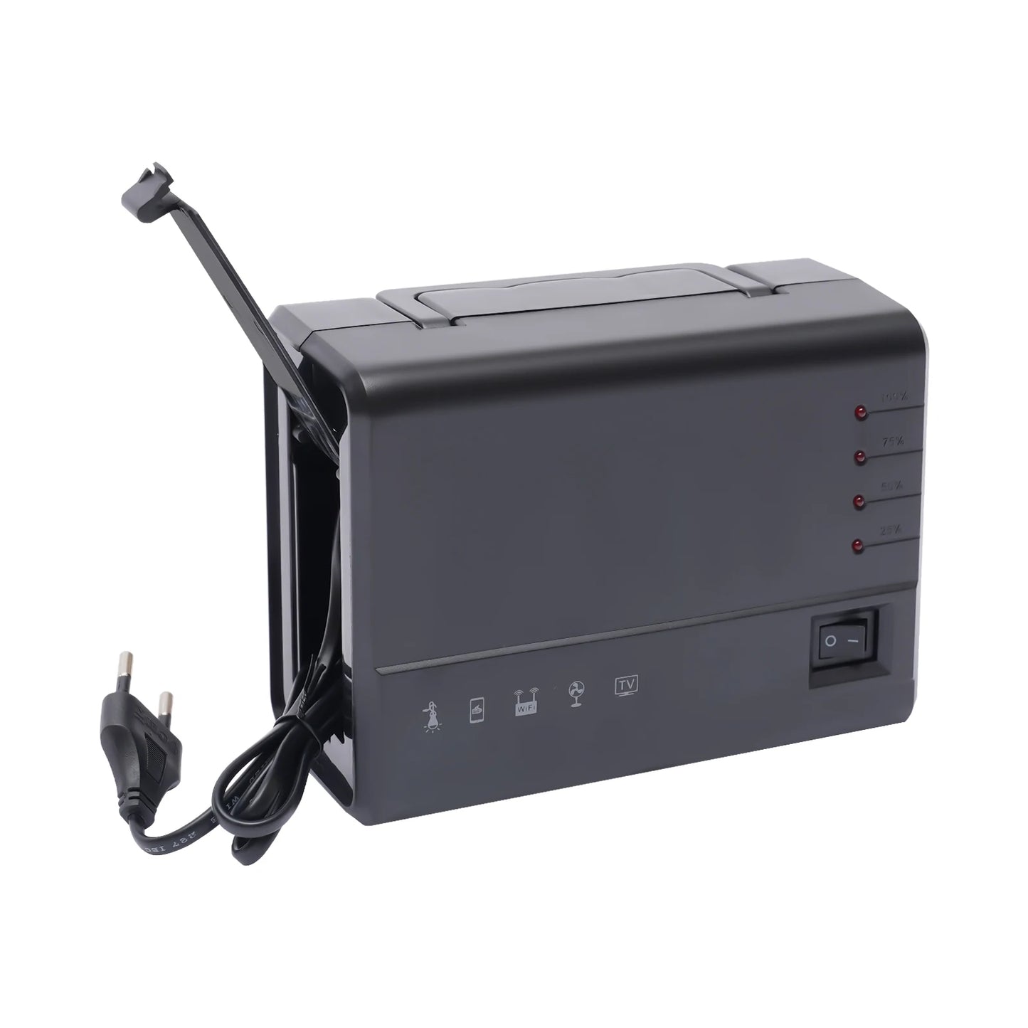 Portable 12V 4A Solar Inverter with Lights EU Standard Wide Voltage
