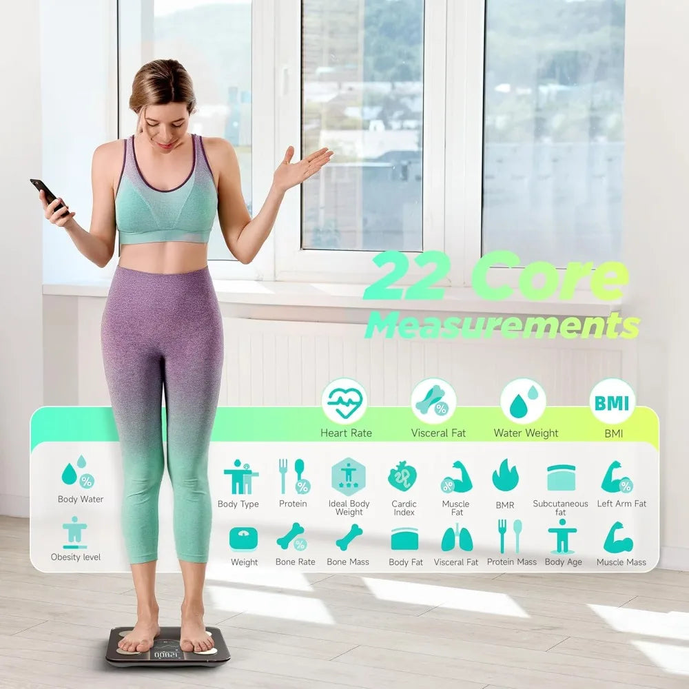 Hign-concerned Smart Scale 8 In 1 VA Display High Precision