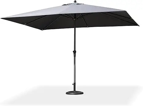 11.5' x 9' Patio Umbrella Outdoor Table Sun Umbrellas with Crank