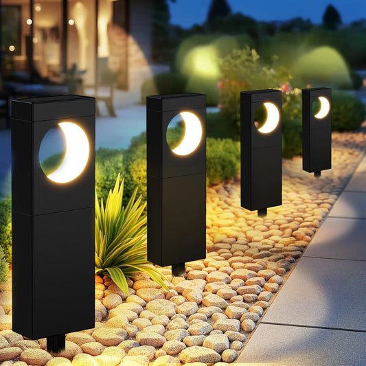 4/6Pack Super Bright Solar Lights, 12Hrs Auto On/Off,