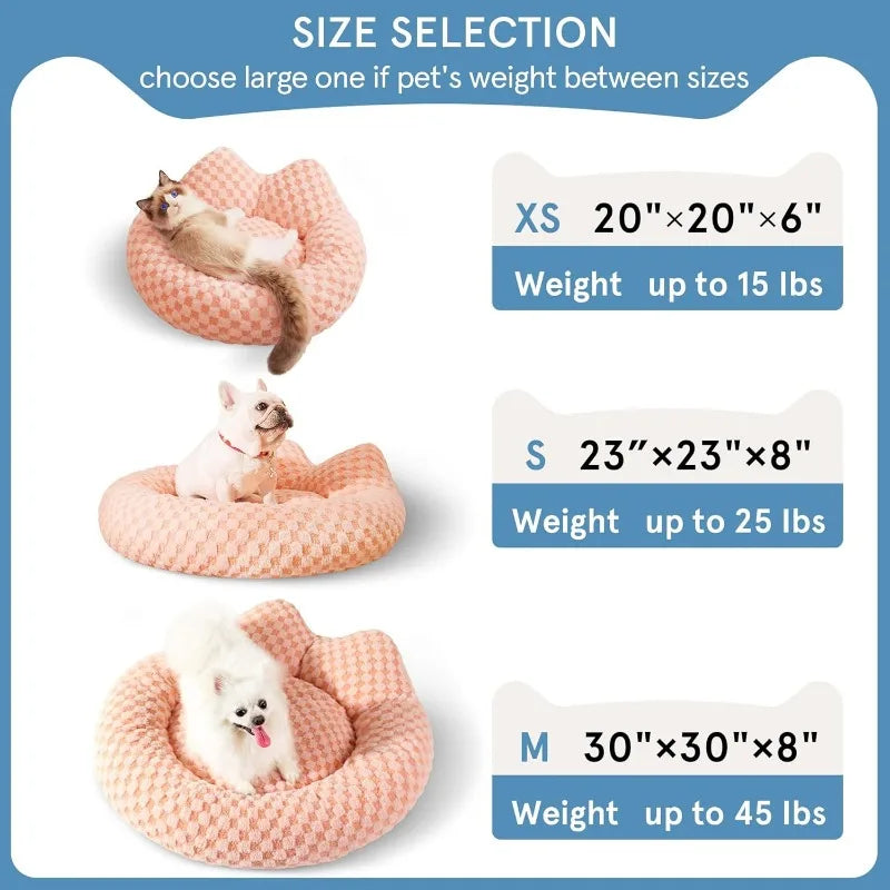 cats, Dog Beds for Medium Dogs, Removable and Washable