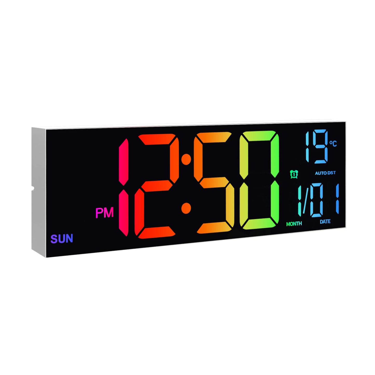 Hign-Concerned Digital Wall Clock With LED Display Remote
