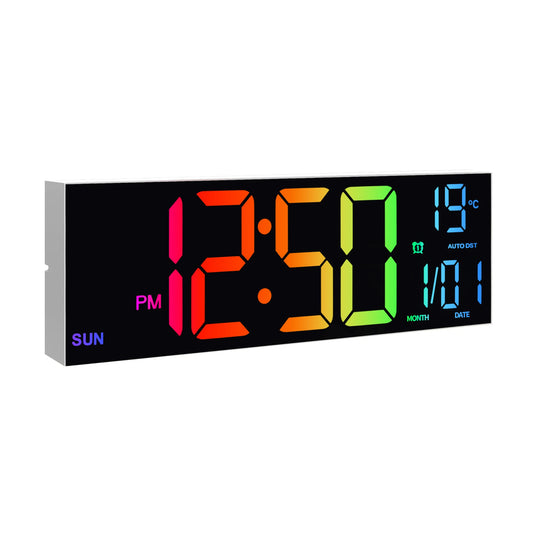 Hign-Concerned Digital Wall Clock With LED Display Remote