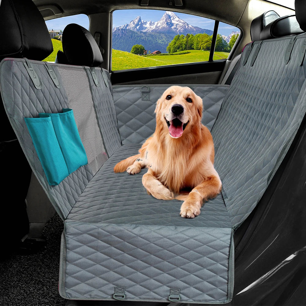 Dog Car Seat Cover Waterproof  Rear Back Seat Protector Mat