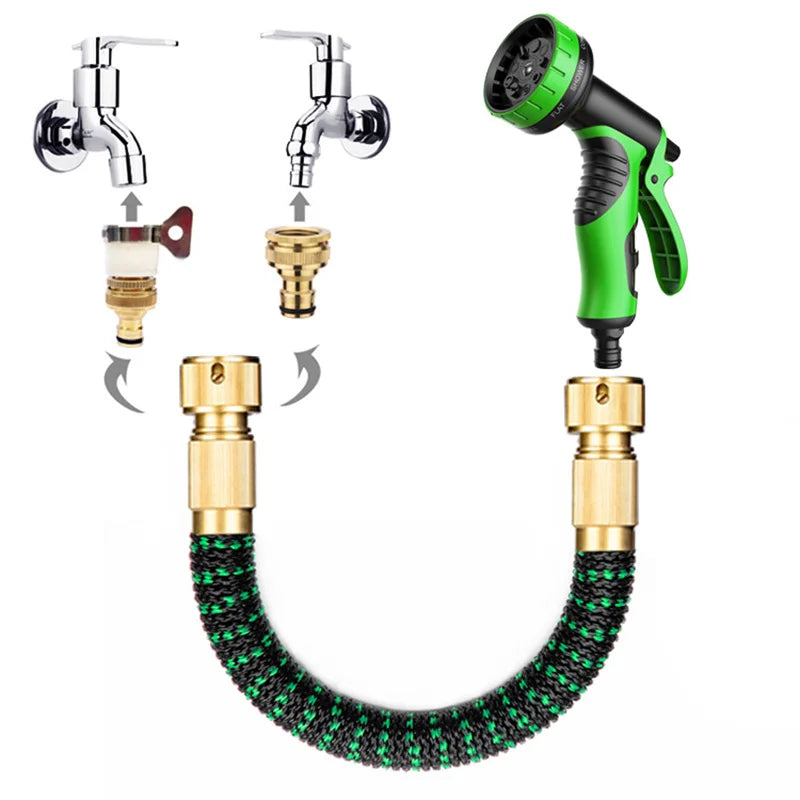Garden Hose Expandable Multifunctional Water Gun High-Pressure