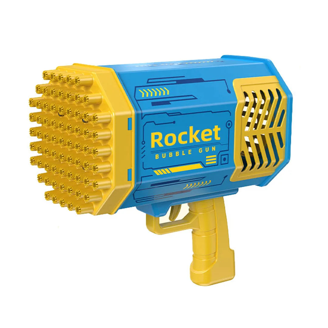 Bubble Gun Kids Toys Rocket 69 Holes Soap Bubbles Machine Gun