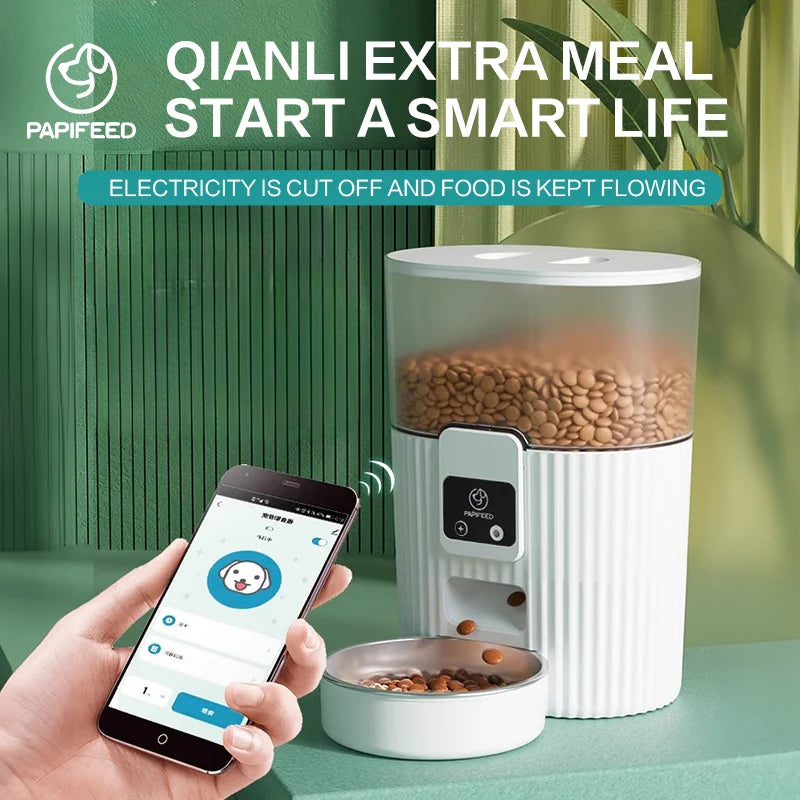 cat automatic feeder machine cat food dog food