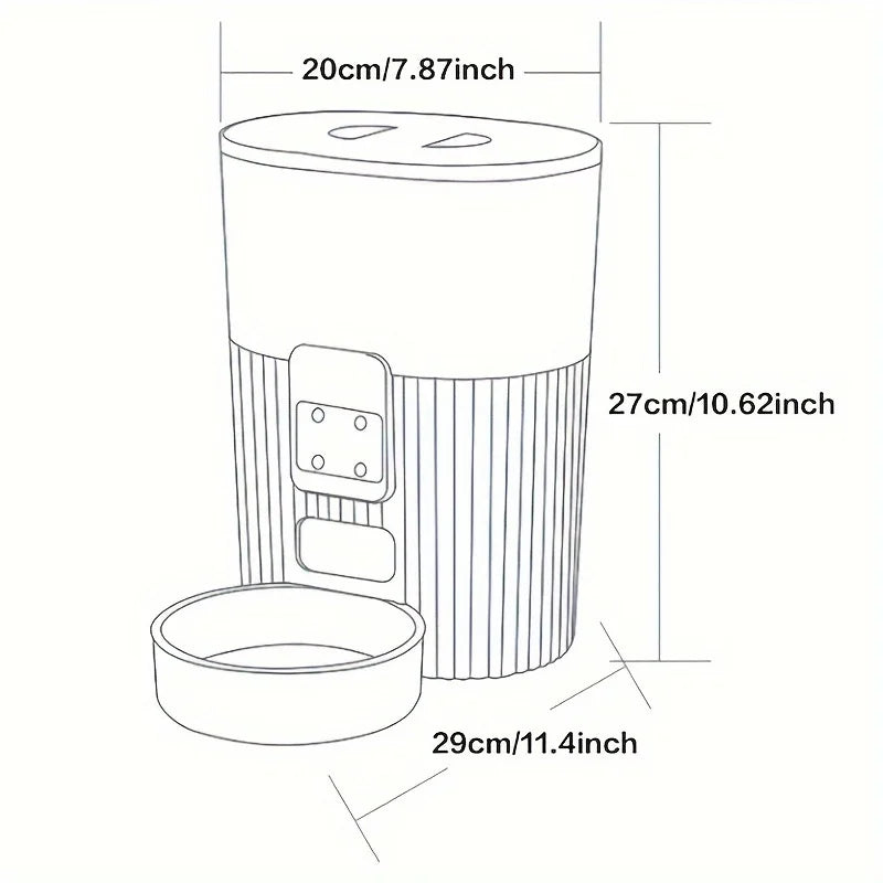 cat automatic feeder machine cat food dog food