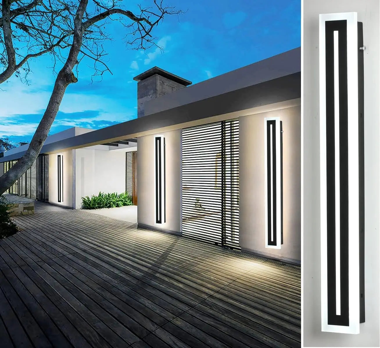 Modern LED Wall Sconce Light Fixture by Unknown Brand