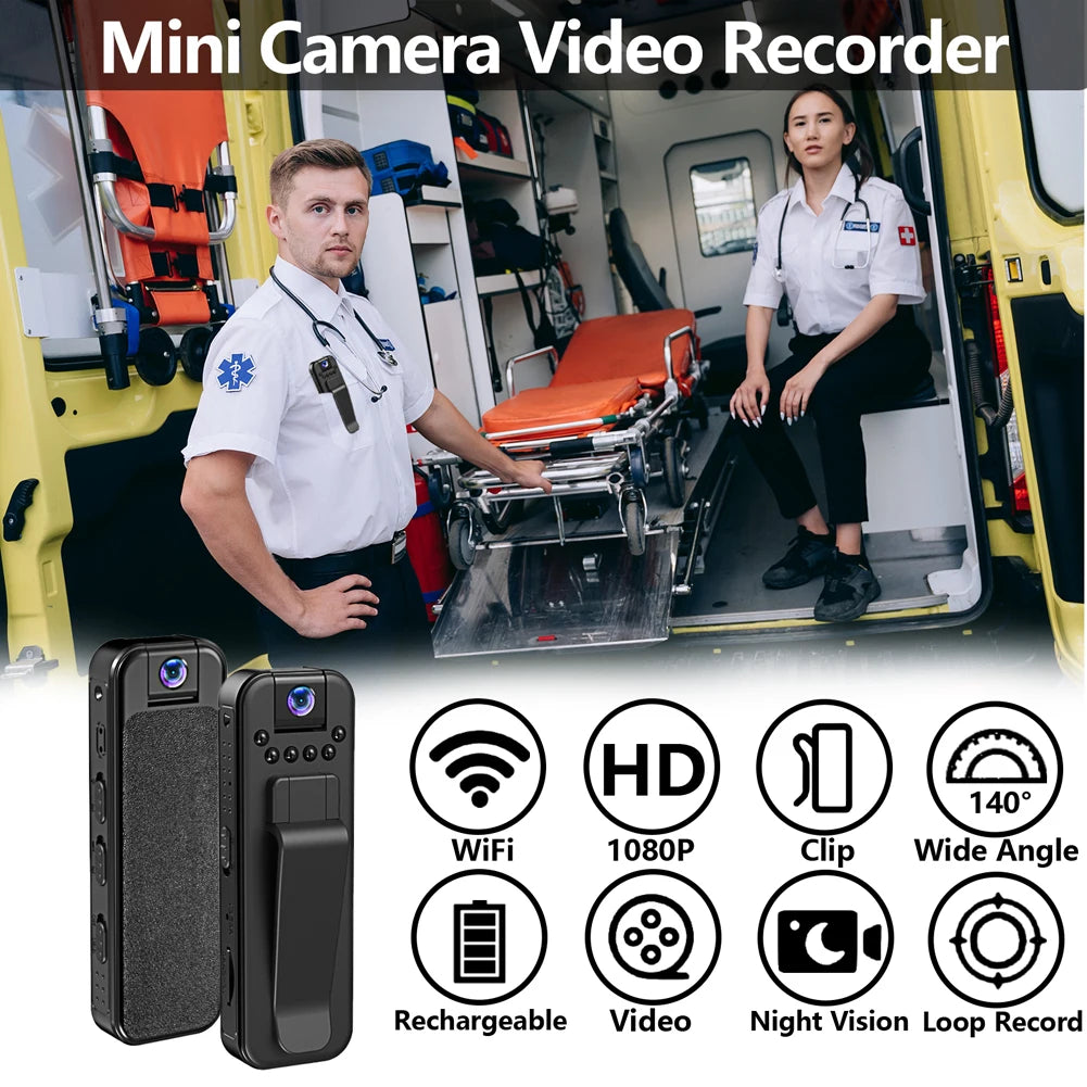 Alloet HD 1080P Mini Camera with WiFi Night Vision