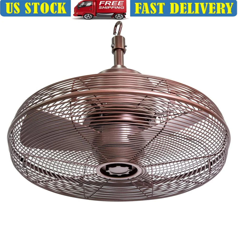Outdoor 18 Inch Fan with 3 Speed Oscillation