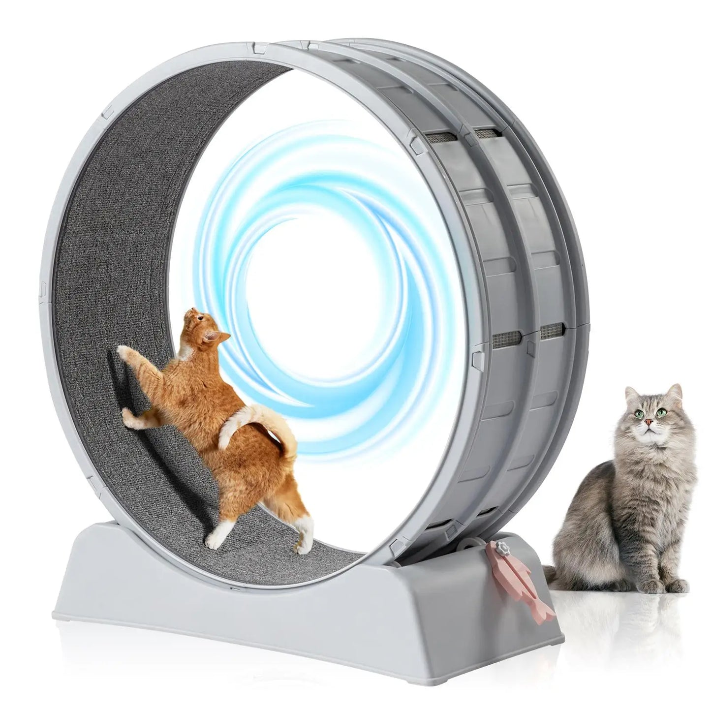 for indoor Cat Exercise Wheel, 31-Inch Treadmill for cats , Carpeted Running Track,