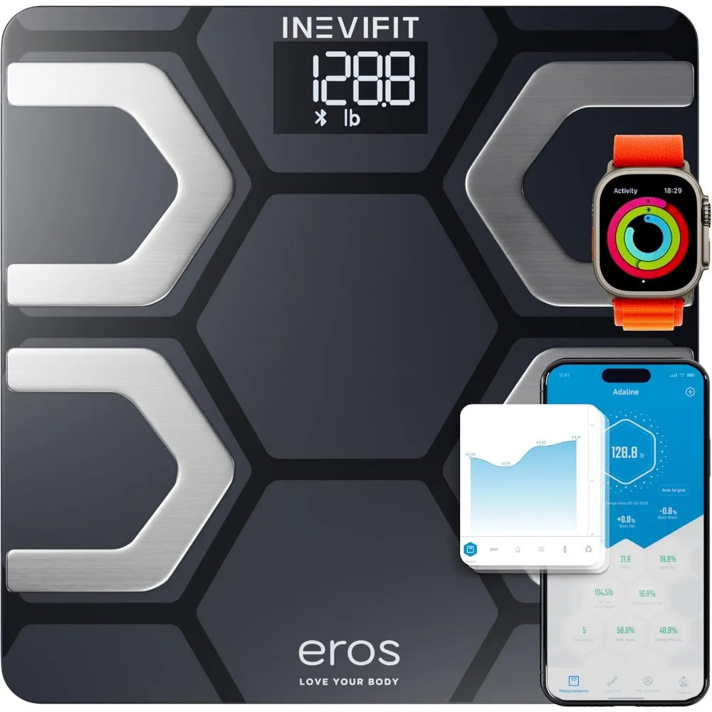 Hignconcerned Bluetooth Body Fat Scale Smart BMI Tracker