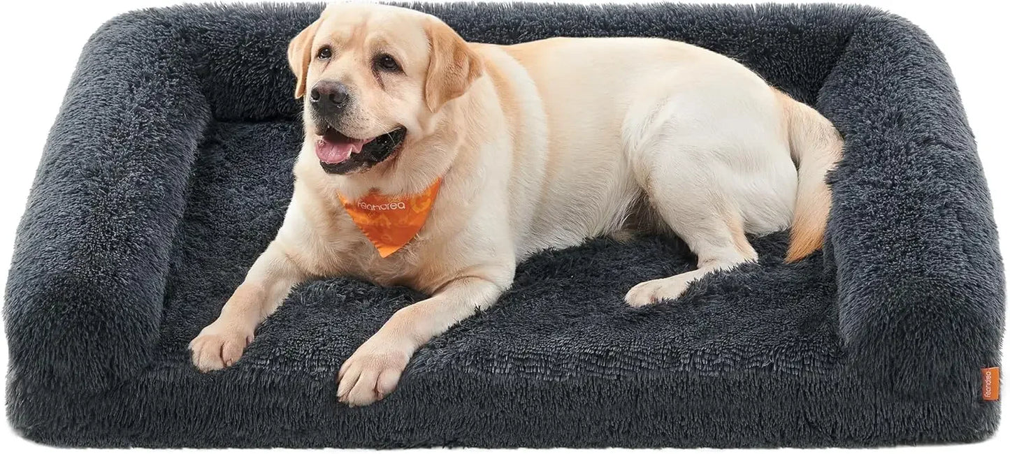 Dog Bed, Orthopaedic Dog Sofa Bed for Medium Dogs, Waterproof Ped Bed with Removable Washable Cover, 36 x 27 x 9 Inches