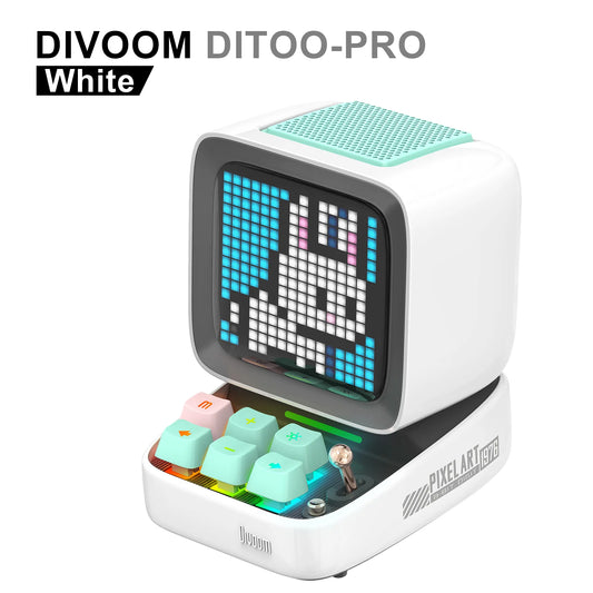 Pro Retro Pixel Art Bluetooth Portable Speaker Alarm Clock