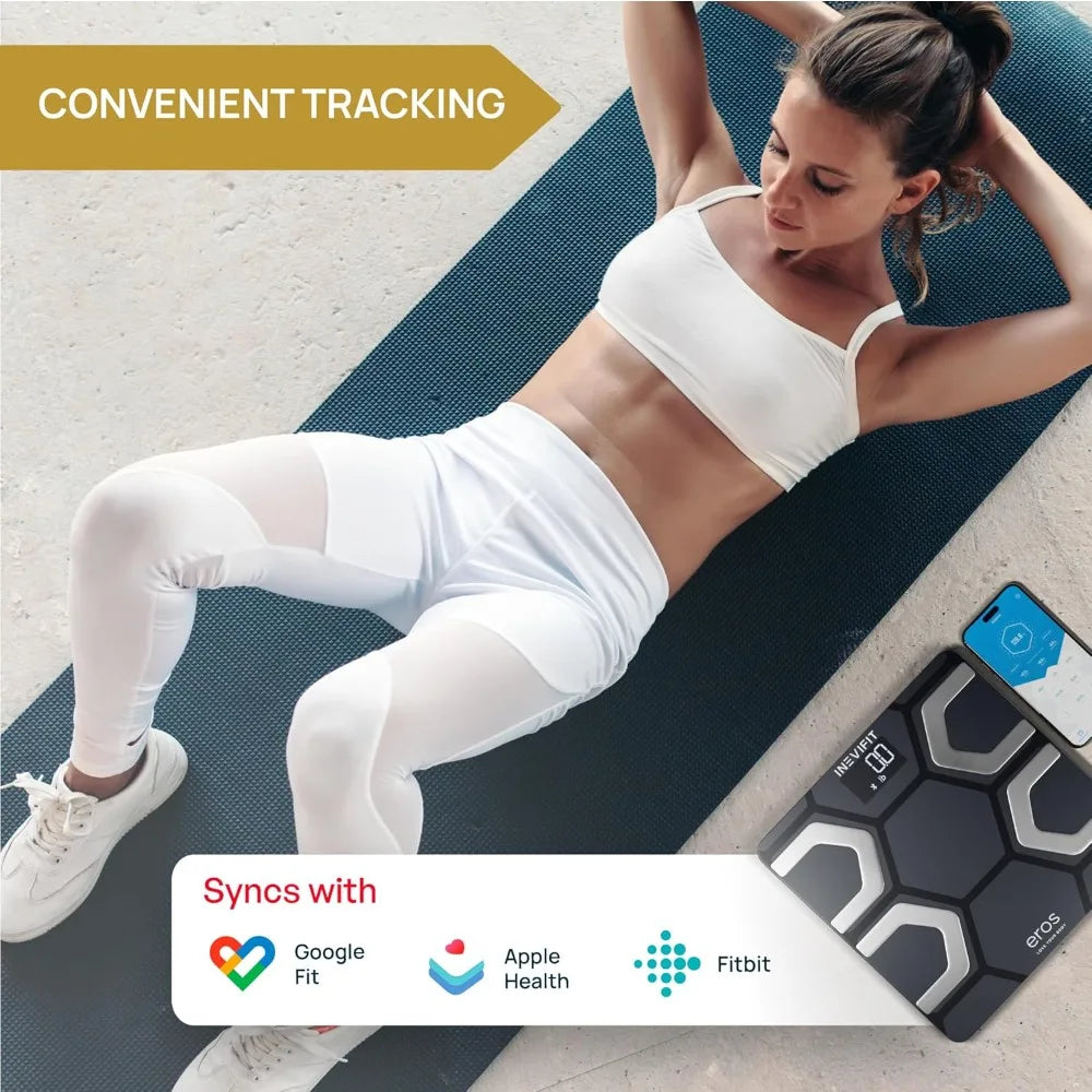 Hignconcerned Bluetooth Body Fat Scale Smart BMI Tracker