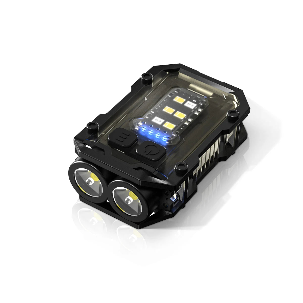 Mini LED Flashlight Rechargeable Keychain Torch Light with Clip